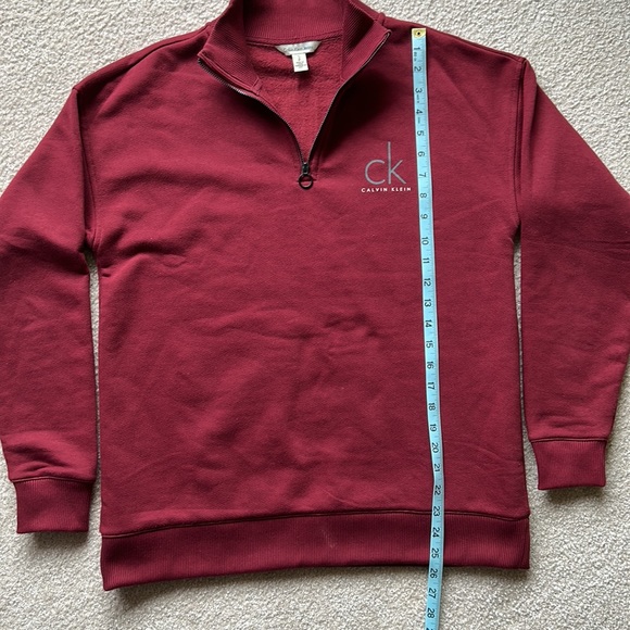 Calvin Klein, small, burgundy sweatshirt - Picture 5 of 5